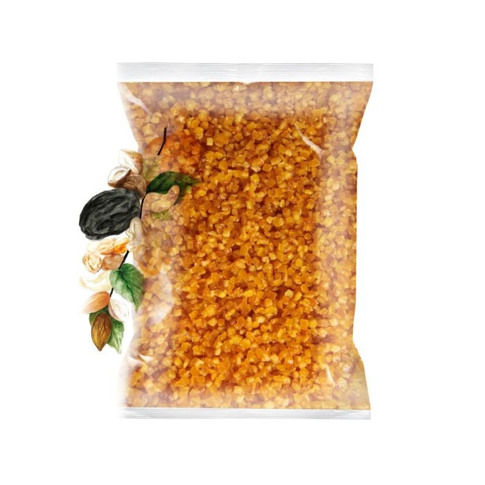 Apelsīnu mizu sukādes 4x4mm 1kg