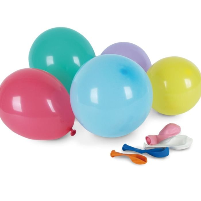 Balloons 22x70cm 15 pcs assorted colors