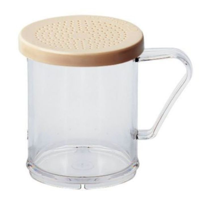 Cheese shaker/dredge with yellow lid, 300ml VN