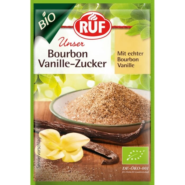 Organic Bourbon Vanilla Sugar 3x8g