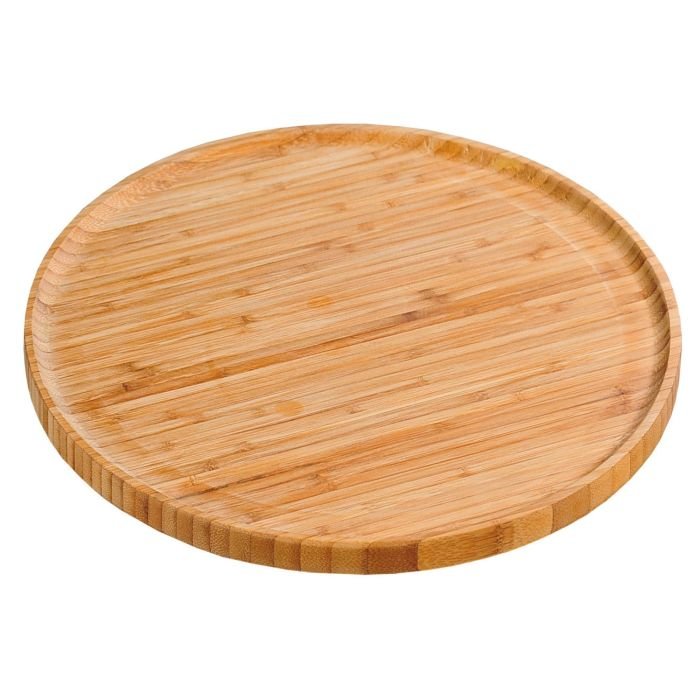 Dēlītis servēšanai ø 32cm h-1.5cm bambusa brūns