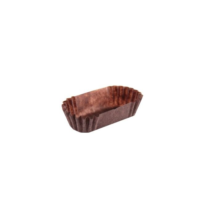 Forma eklēriem papīra brūna 105x40x25mm 1000gab