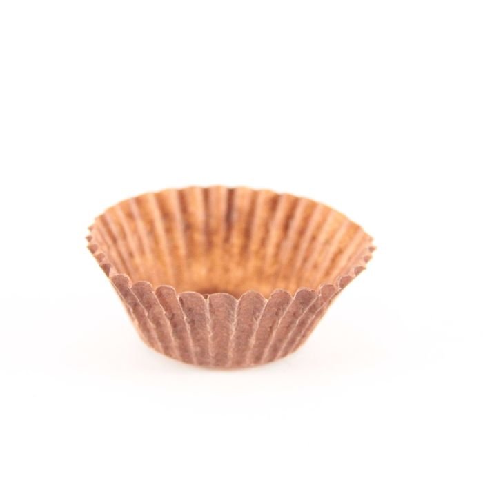 Paper form, brown,1000pcs. d-3.3cm, h-2cm