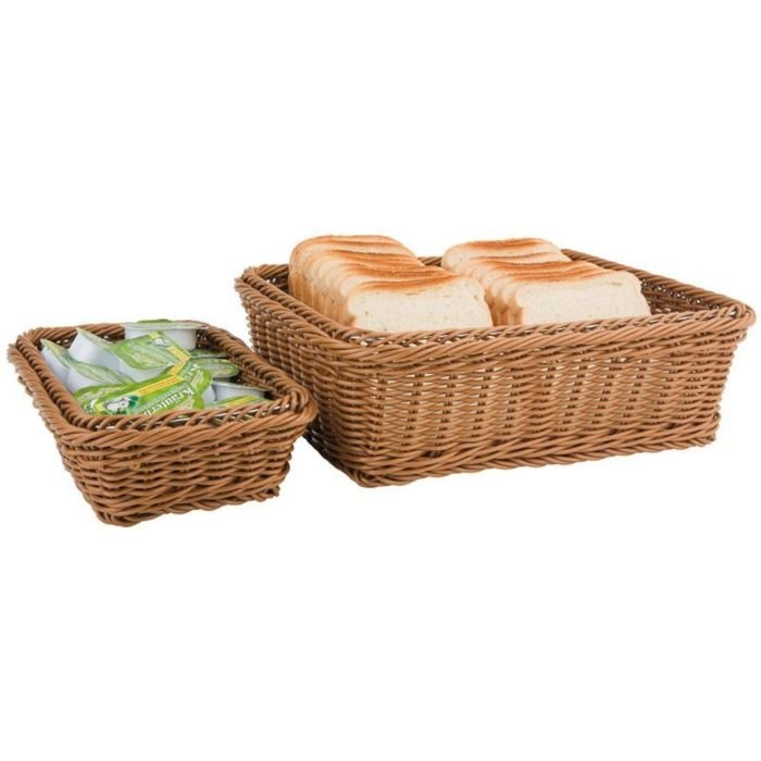 Groziņš 26.4x16.2cm, h-10cm GN1/4, plastmasas, brūns