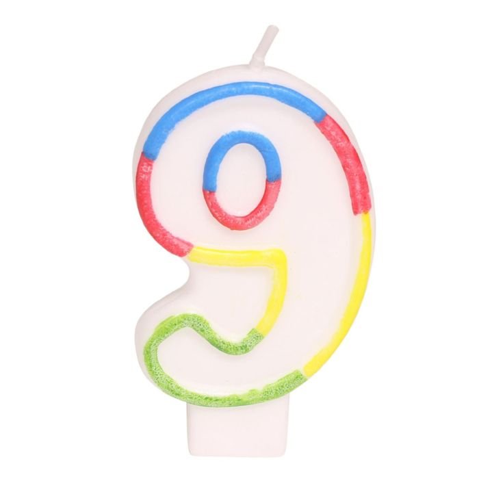 Candle – number 9