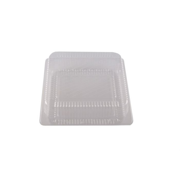 Kārba desertam v/l. PET 23,1×22,8cm h-8cm ar vāku 50gb. (2055 PETC)
