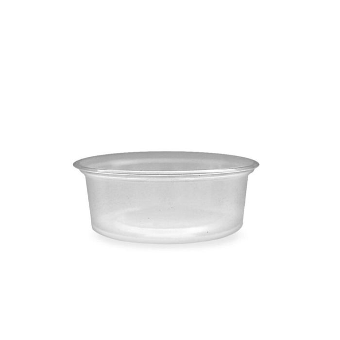 Kārbas v/l. plastmasas 80ml (vāki 74800) apaļas 50gab