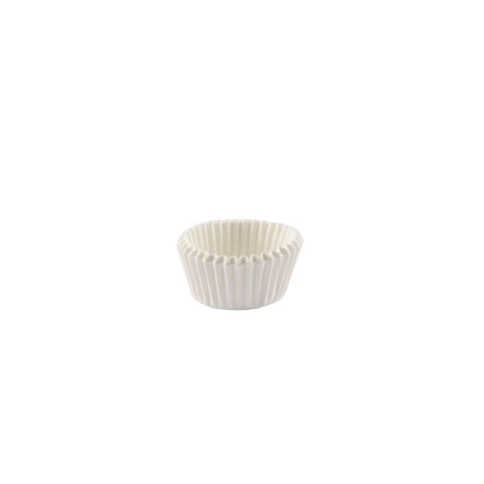 Forma papīra Kēksam 1000gab ø 2.6cm h-1.6cm baltas