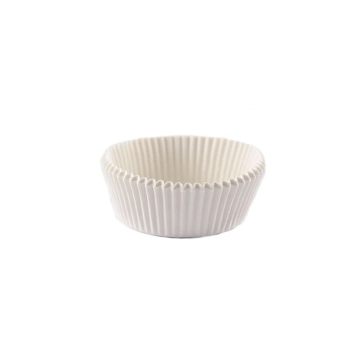 Forma papīra Kēksam 1000gab ø 6cm h-2.7cm balts