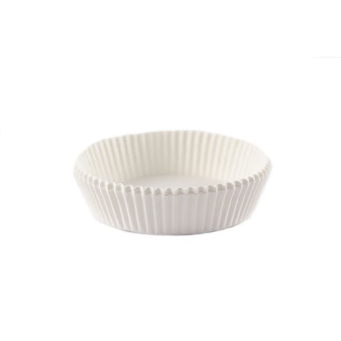 Forma papīra Kēksam 1000gab ø 7cm h-2cm baltas