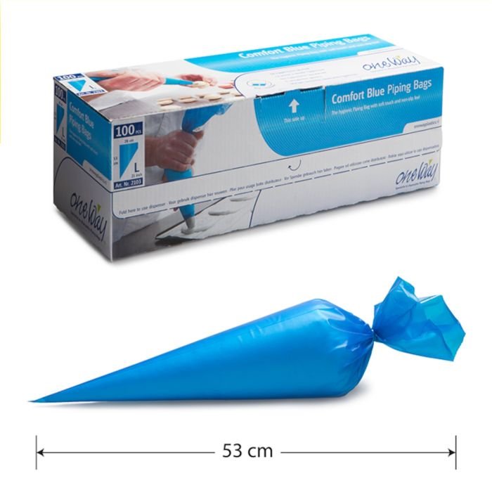 Konditorejas maisiņi vienreizējie 53x28cm (L) 100gb,COMFORT BLUE