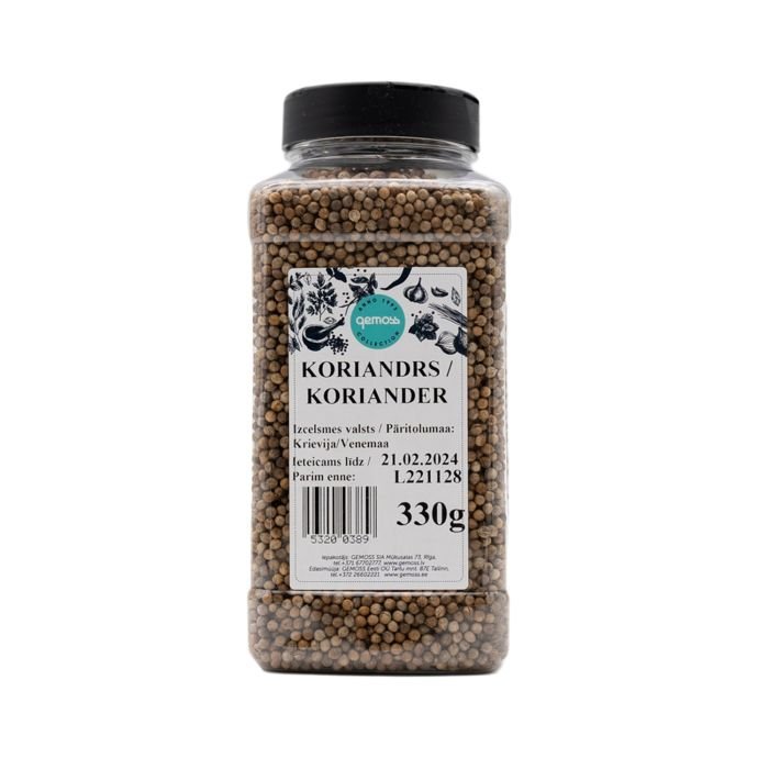 Koriandrs 330g GEMO SPICE L