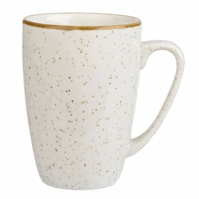 Krūze 340ml, STONECAST WHITE augstā