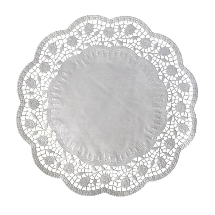 Paper doilies round 40cm (100pcs)