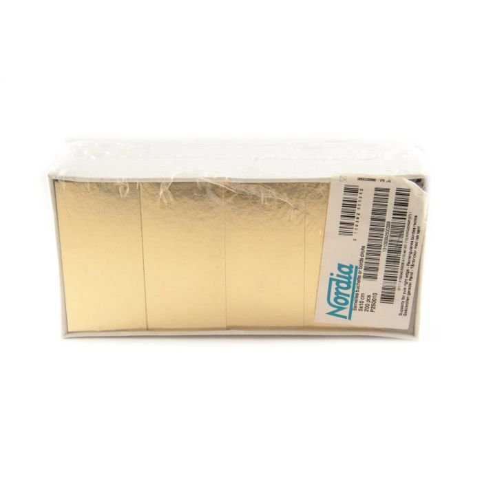 Paper pads 5x10cm gold / black 200gb.