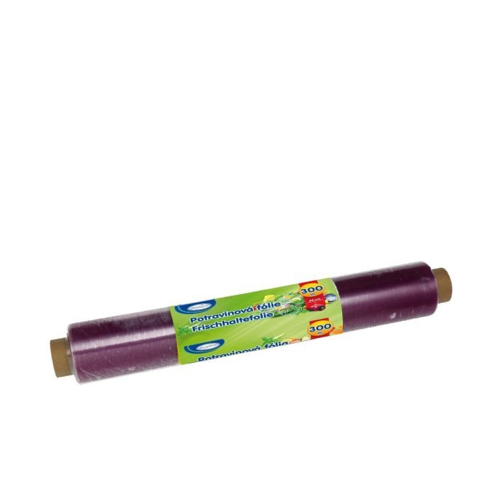 Pārtikas plēve violeta 45cm × 300m rullis PVC