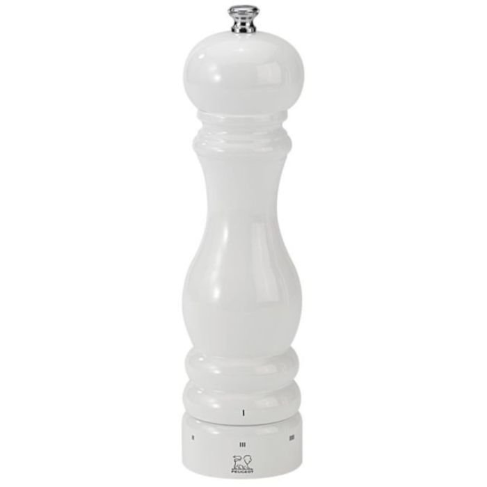 Sāls dzirnavas koka PARIS, 22cm, baltas lakotas