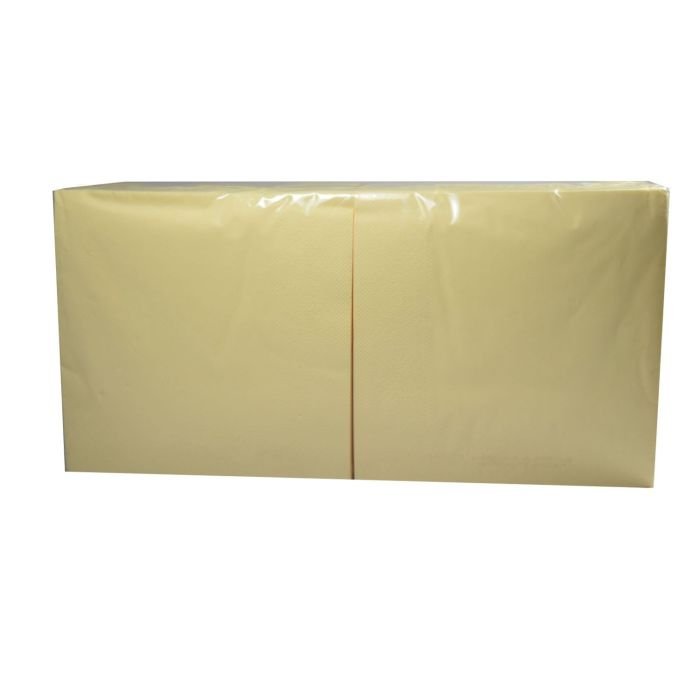 Napkins 33cm 2-ply 250pcs,light yellow