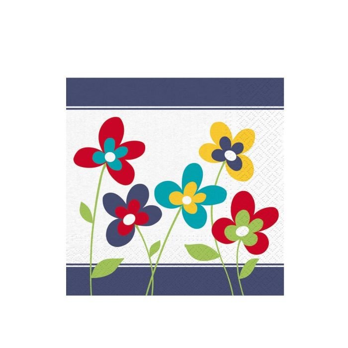 Napkins 3-ply, 33 x 33 cm ,20pcs, SUMMER FLOWERS