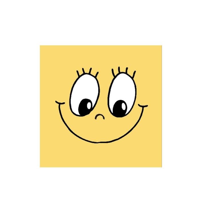 Napkins Smiling face 33cm 3-k. 20pcs