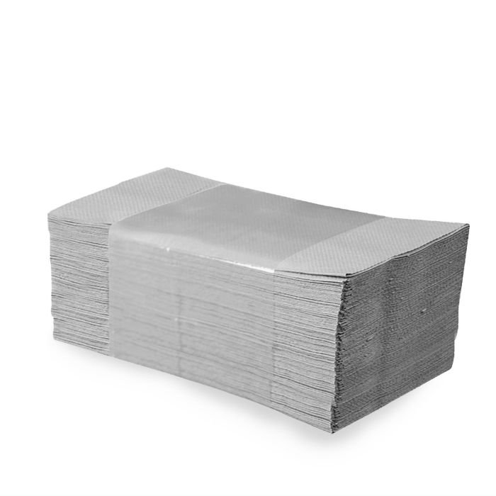 Salvetes dispenseriem pelēkas 25×23cm 1-k.250gab ZZ
