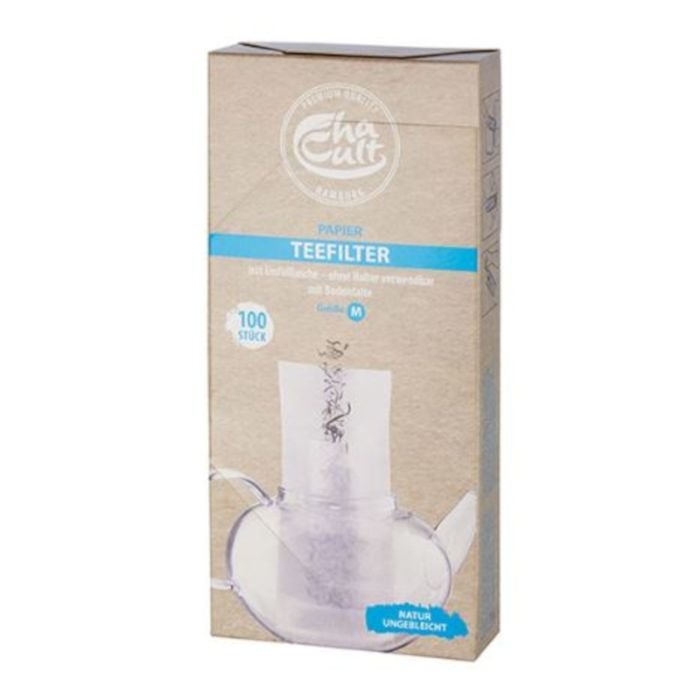 Tējas filtri M-izmērs 18.5x8.4cm 100gab balti