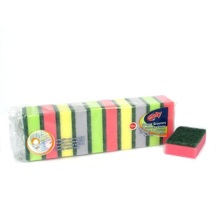 Dish sponges 9 × 6 × 3 cm 10pcs color
