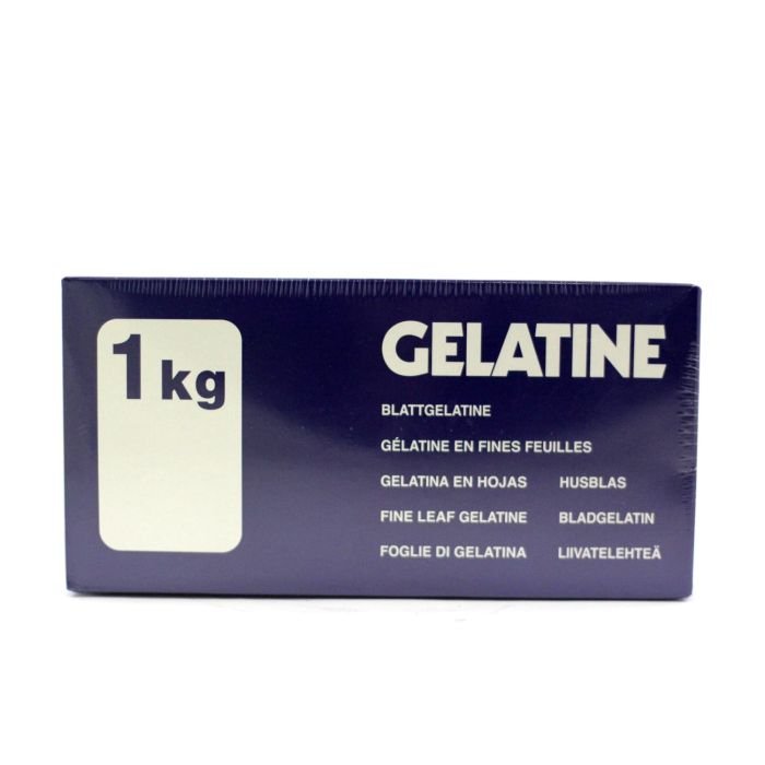 Želatīns, plāksnītes, lietojams pārtikā 190-225 1 kg (+/- 500gab.) (cūkas)