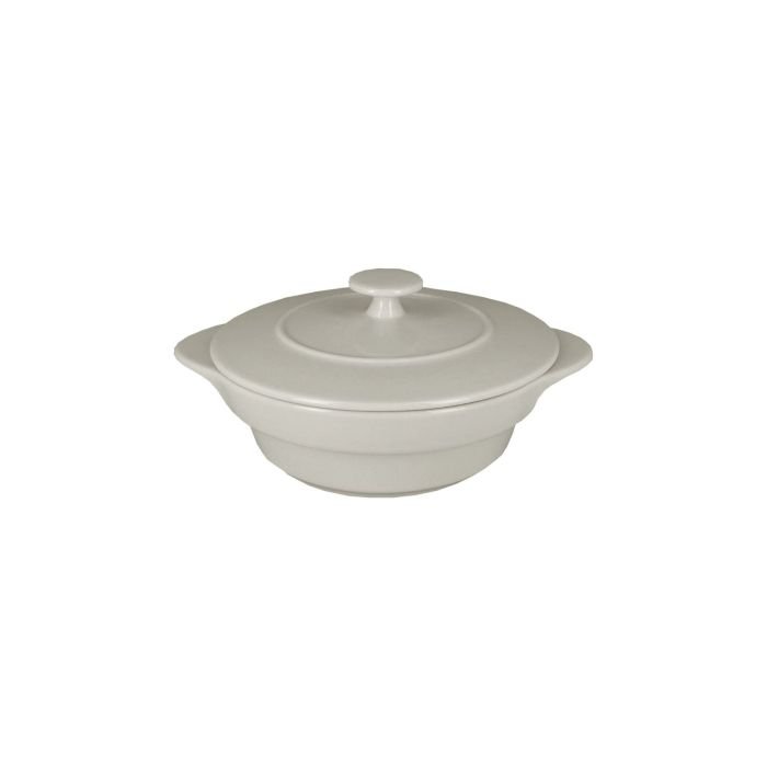 Coccote with lid ø 16cm CHEFS FUSION, white