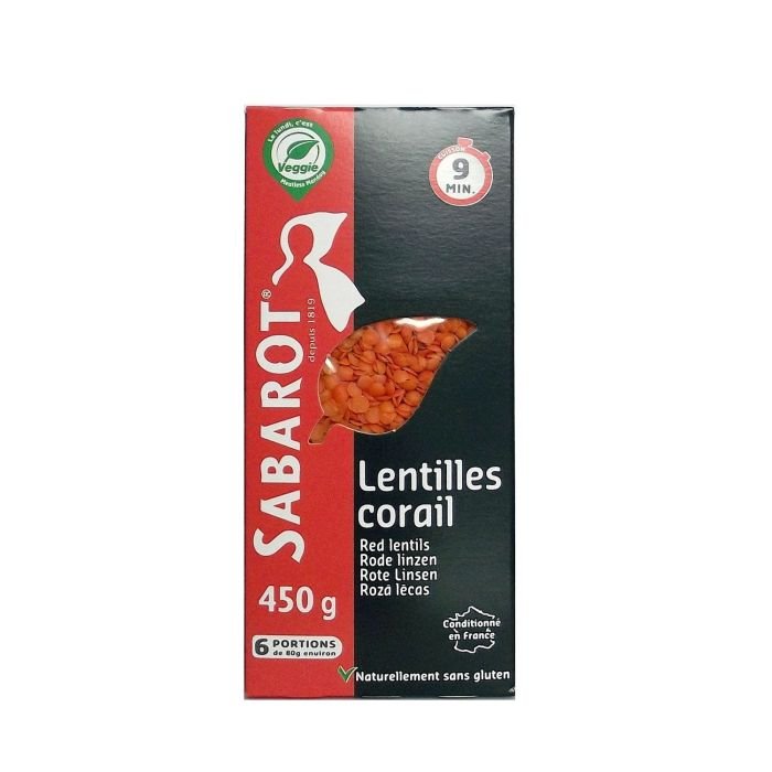 Red lentils 450g