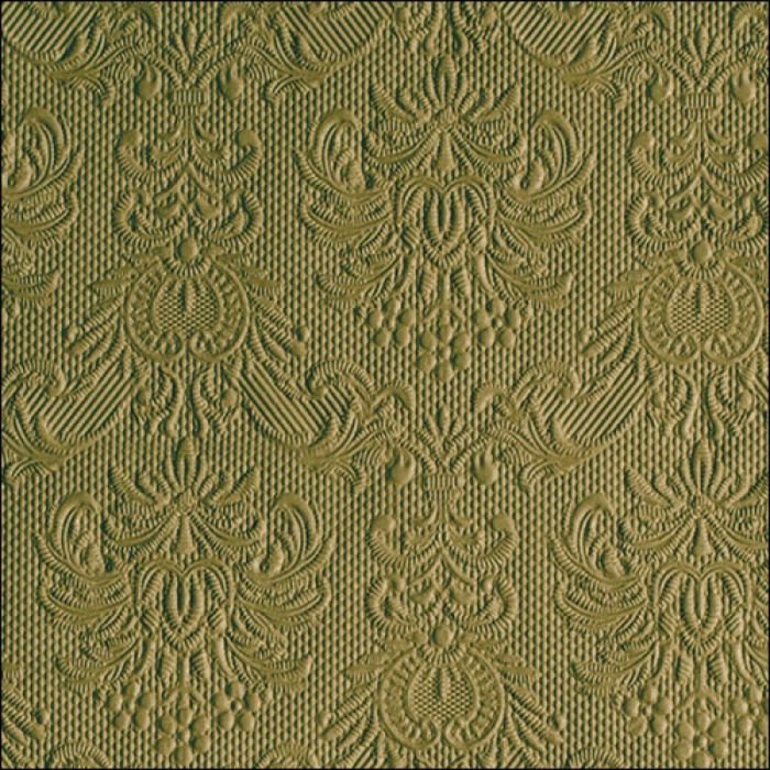 Salvetes 33cm 3-k. 15gb ELEGANCE OLIVE GREEN