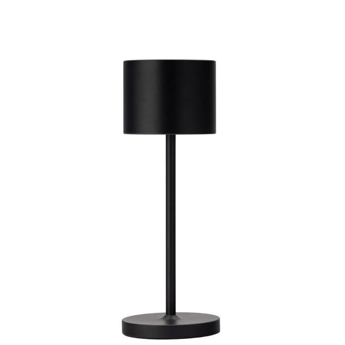 Lampa LED 26cm bezvada TAHITI melna