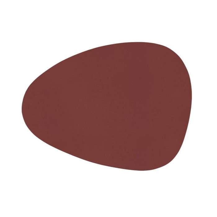 Placemat TOGO - Leather look imitation - 43x32cm, red