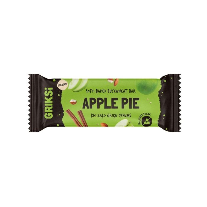 Organic Soft-baked buckwheat bar Apple pie 35g
