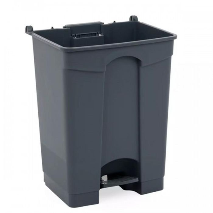 Atkritumu tvertne 68L PP bez vāka 50,01x41cm h-116,99cm pelēka