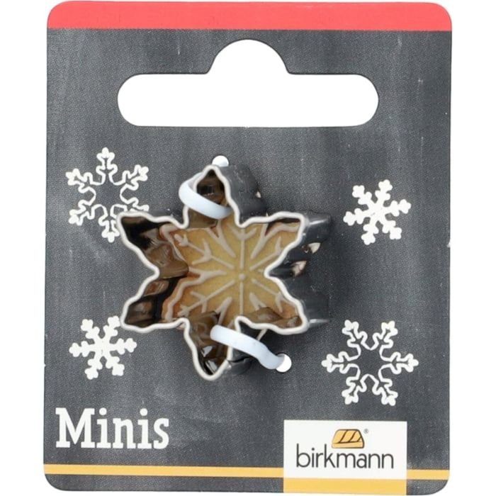 Mini Cepumu forma, Sniegpārsla, 2,2 cm, nerūsējošais tērauds