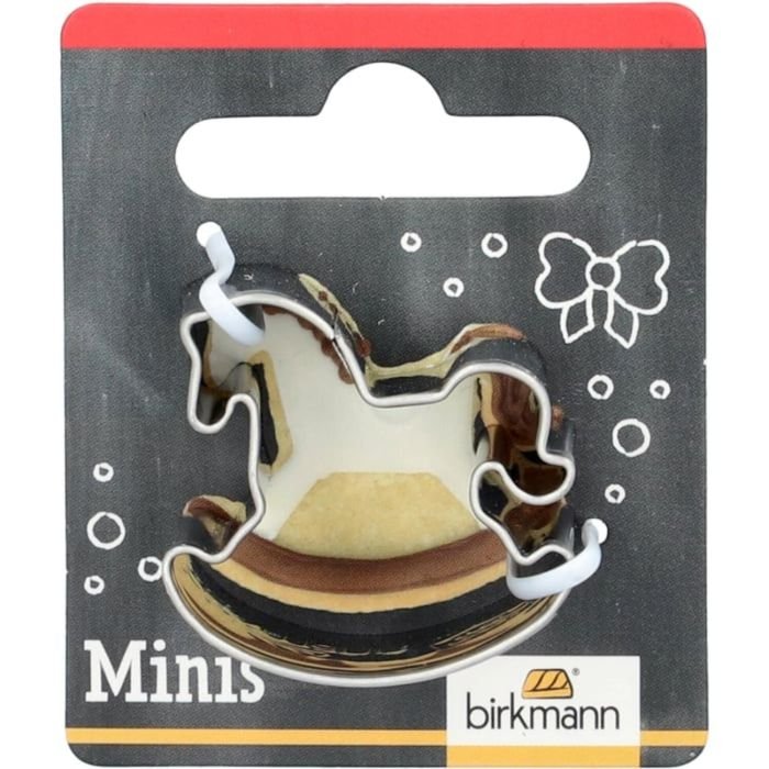 Mini Cepumu forma, Šūpuļ zirdziņš, 3cm, nerūsējošais tērauds