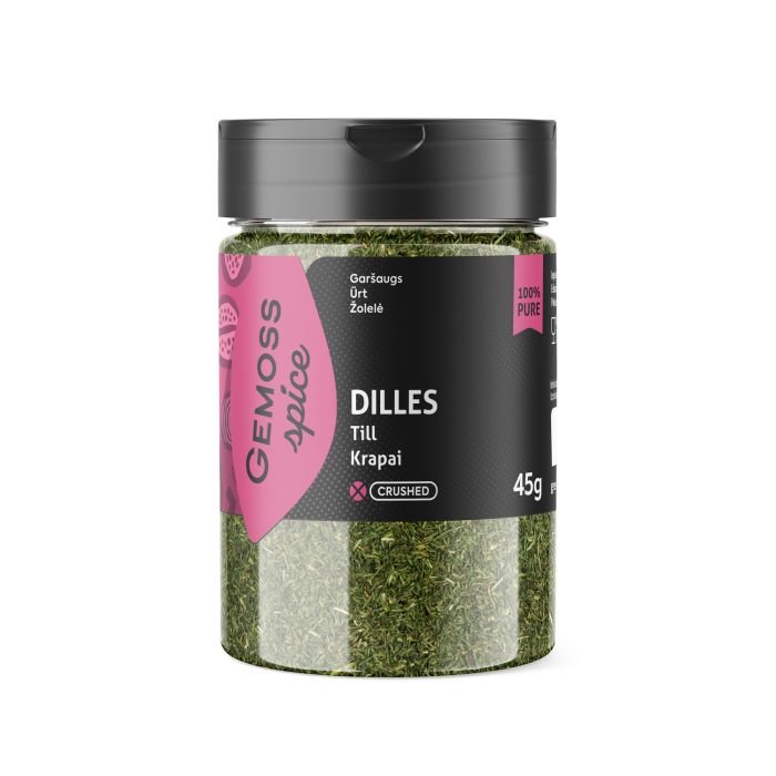 Dilles kaltētas 45g GEMOSS SPICE