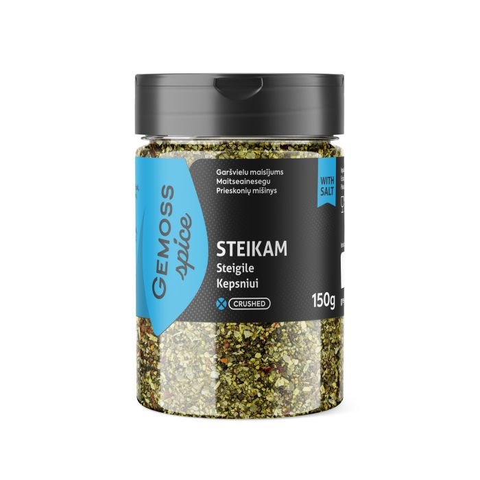 Garšvielu maisījums steikam, ar sāli 150g GEMOSS SPICE