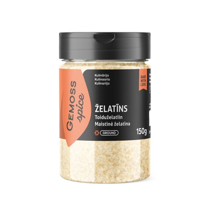 Želatīns, lietojams pārtikā (cūkas) 150g GEMOSS SPICE