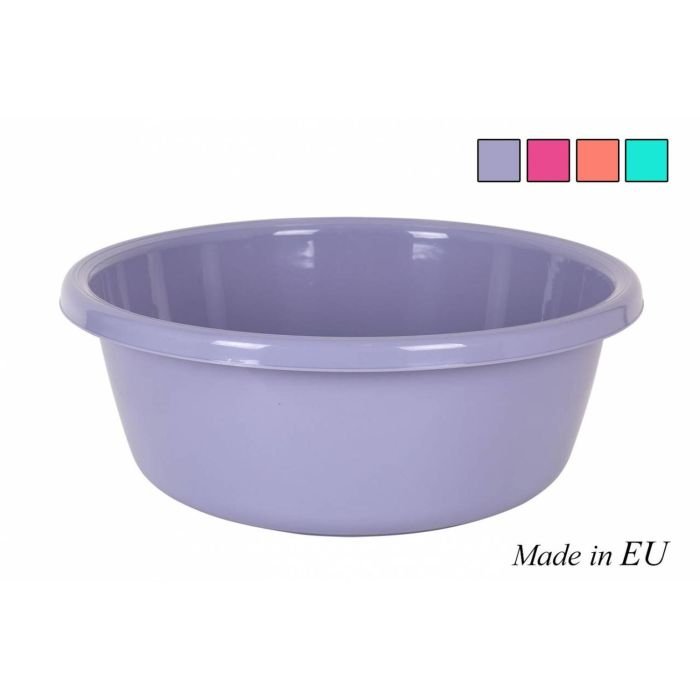 Bļoda plastmasas, ø36cm, 10L, asorti krāsas, ar malu