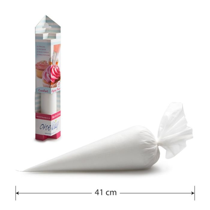 Konditorejas maisiņi vienreizējie 41x21cm 20gb,COMFORT CLEAR