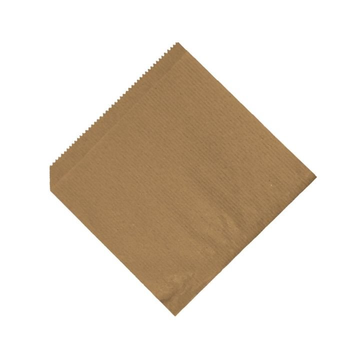 Hamburger bags 16x16cm 500pcs, brown