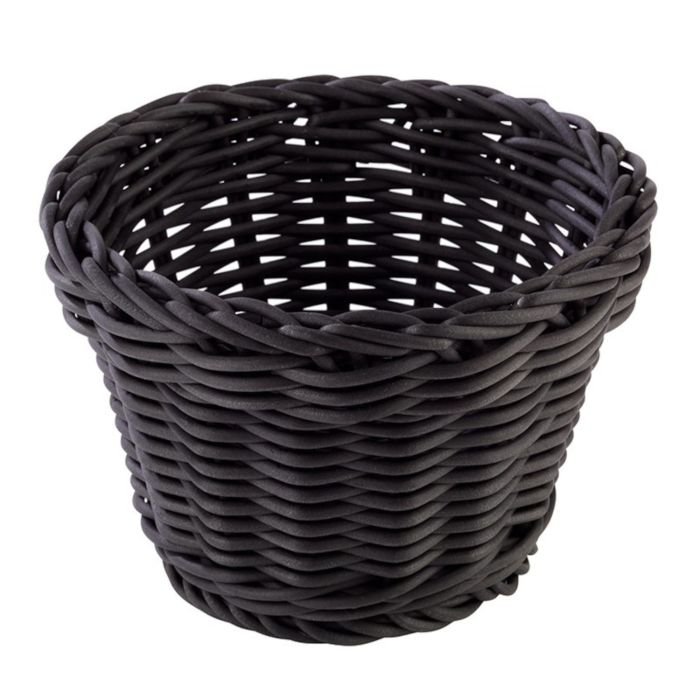 Grozs ø13 h-10cm plastmasas melns