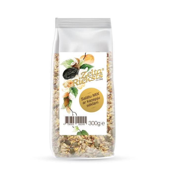 Salātu mix ar kaņepju sēklām 300g
