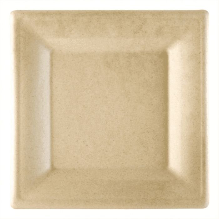 Šķīvji v/l. papīra BIONIC 16x16cm 50gab