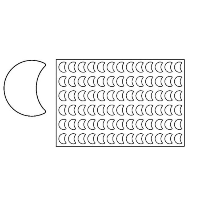 Cutting sheet Crescent