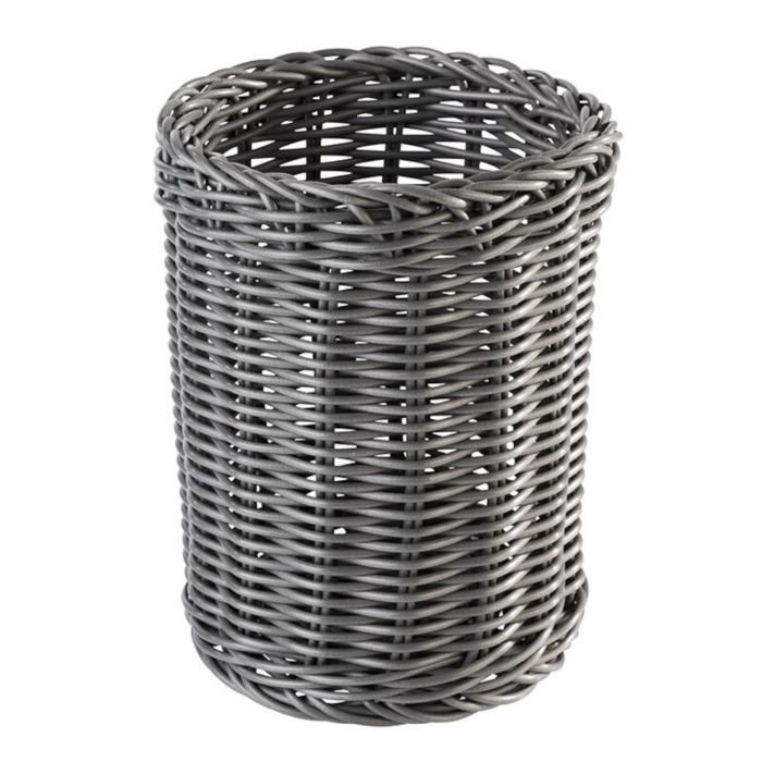 Groziņš galda piederumiem plm. ø12cm h-15cm pelēks