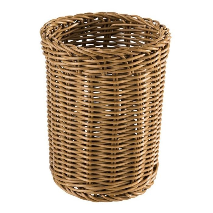 Groziņš galda piederumiem plm. ø12cm h-15cm brūns