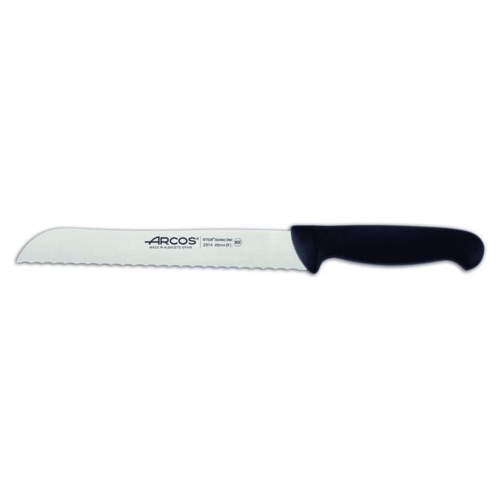Bread knife 2900 20cm with black handle